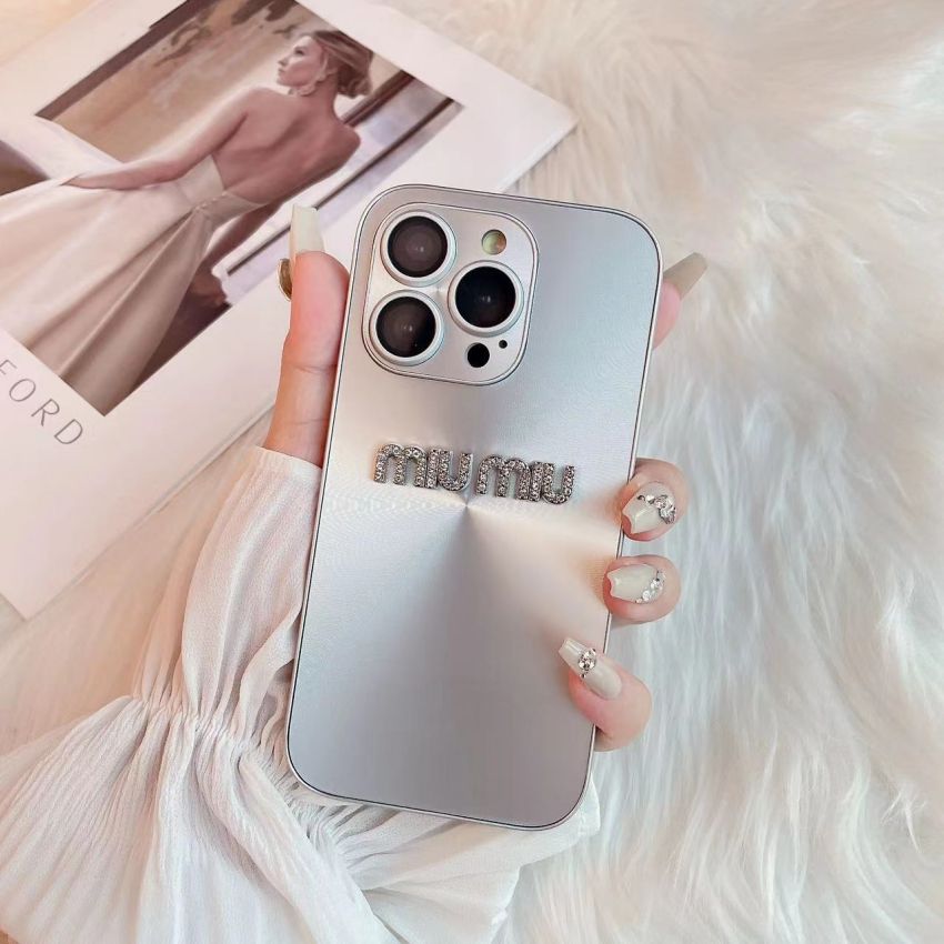 miu miu iphoneケース デコマーク