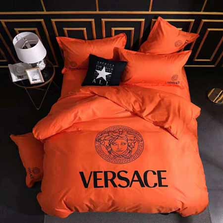 VERSACE 寝具 お洒落 布団カバー4点セット ヴェルサーチ 掛け布団