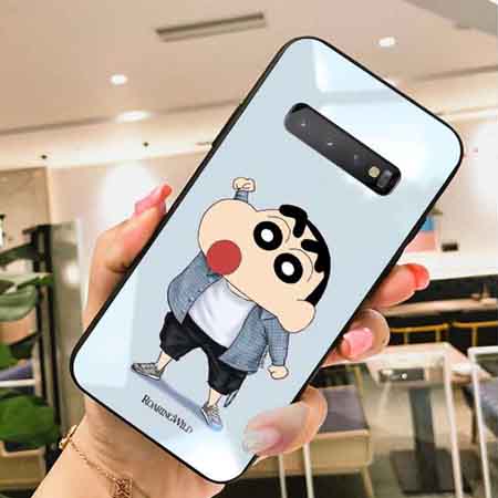 クレヨンしんちゃん Galaxy S10/s10 Plusケース 可愛い ギャラクシーs9