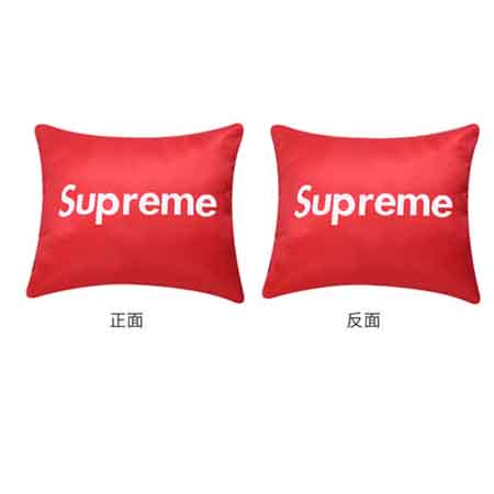 SUPREME クッションセット 車載用 オシャレ ネックパッド 腰クッション