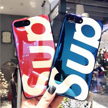 IPHONEXS MAXケース シュプリーム ブルーレーザー