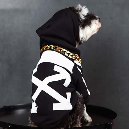 オフホワイト off-white 犬の服 パーカー