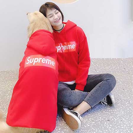 Supreme お飼い主とのペアルック 大型犬