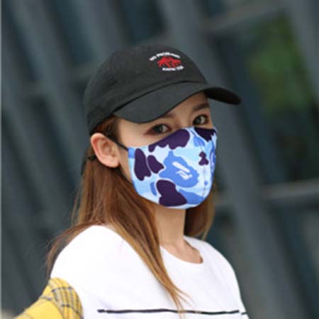 アベイシングエイプ マスク 迷彩柄 BAPE フェイスマスク ワニ