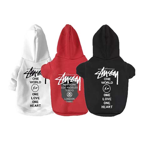 STUSSY ペットのパーカー オシャレ