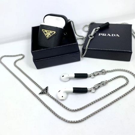 ブルートゥースイヤホンチェーン プラダ Prada イヤホン用チェーン