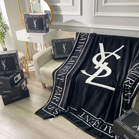 毛布 絨毯 YSL サンローラン