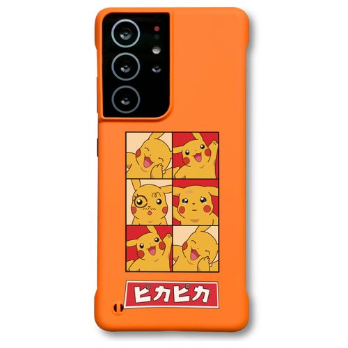 ピカチュウ galaxy s21 s21+ケース かわいい