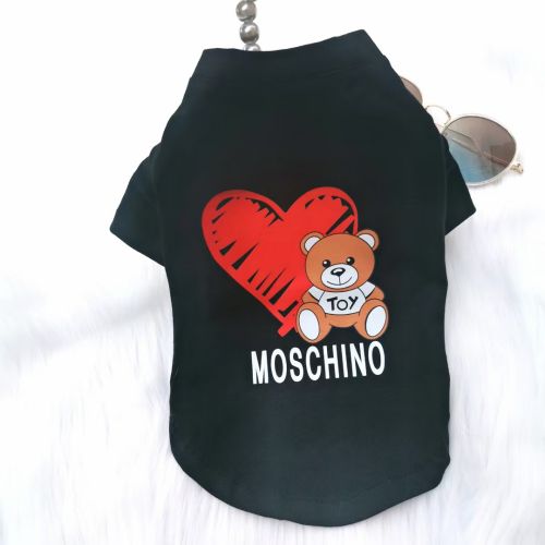 モスキーノ 犬服 クマ MOSCHINO ペットウェア 犬パーカー 可愛い 夏秋