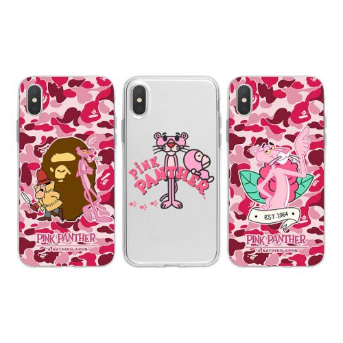 ピンクパンサー bape アイフォン13 12miniケース