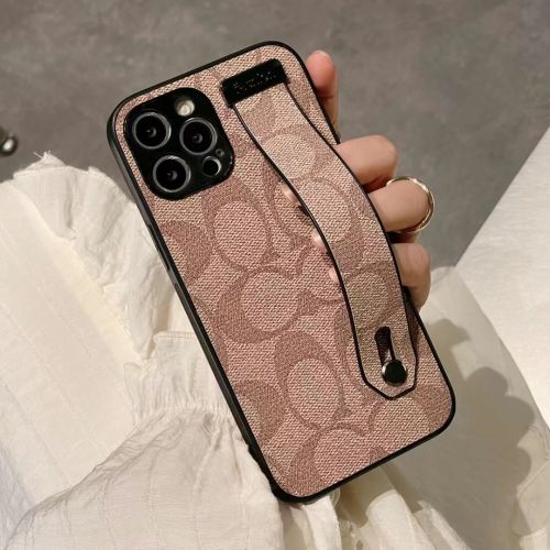 コーチ iPhone14 14proケース ベルト付き COACH アイフォン13mini